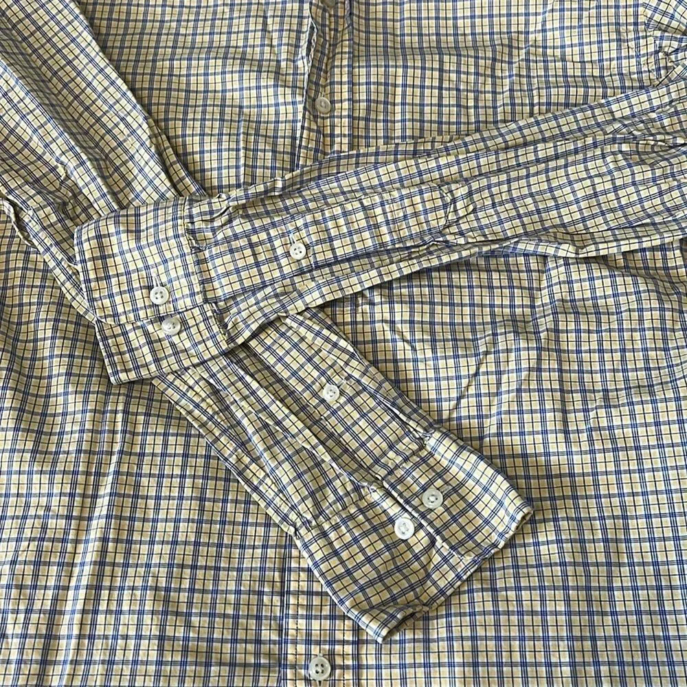 Polo Regent Long Sleeve Button Down Plaid Shirt Size 15.5